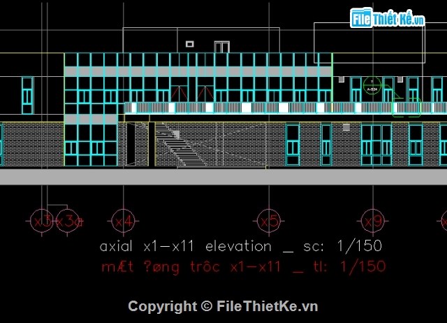 đồ án tốt nghiệp,trung tâm cộng đồng,file cad đồ án